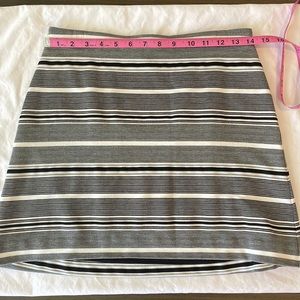 Black and white skirt